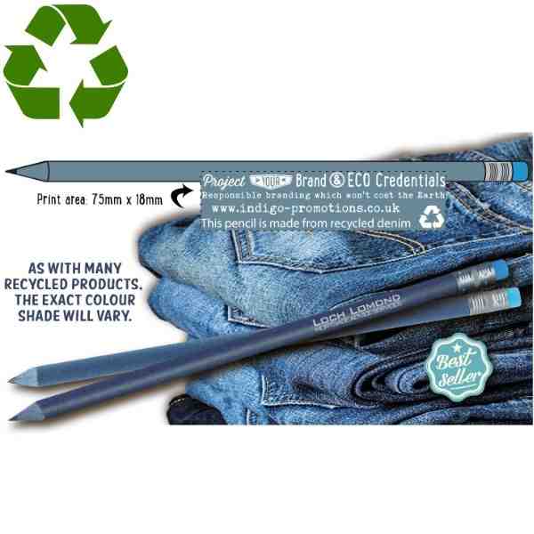 Recycled Denim Pencils